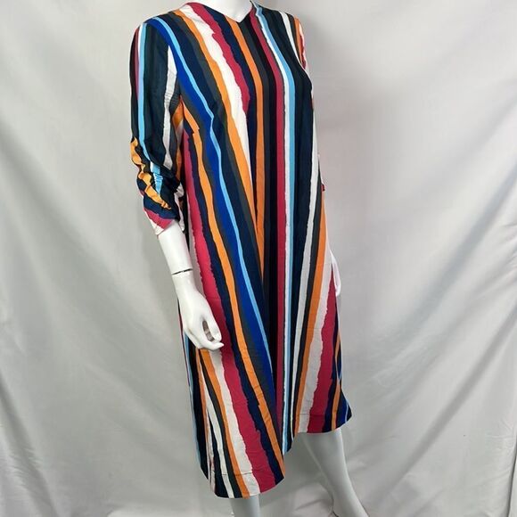 Multicolored Striped Midi M. Miranda Dress - Picture 2 of 9